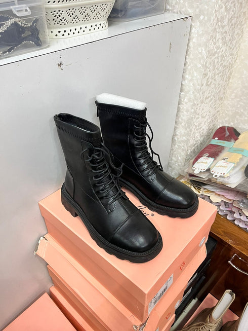 Martens Lace Up Ankle Boots
